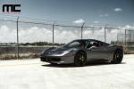 Ferrari 488 Spider Matte Black by MC Customs on Avant Garde Wheels 2018 года